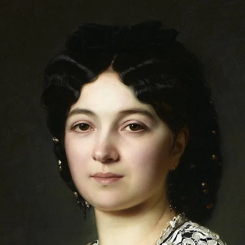 Ritratto di Julia Bock - dettaglio
